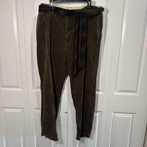 Ralph Lauren Andrew Pants 42x32 Brown Corduroy Mens Vintage Prep Belt Included